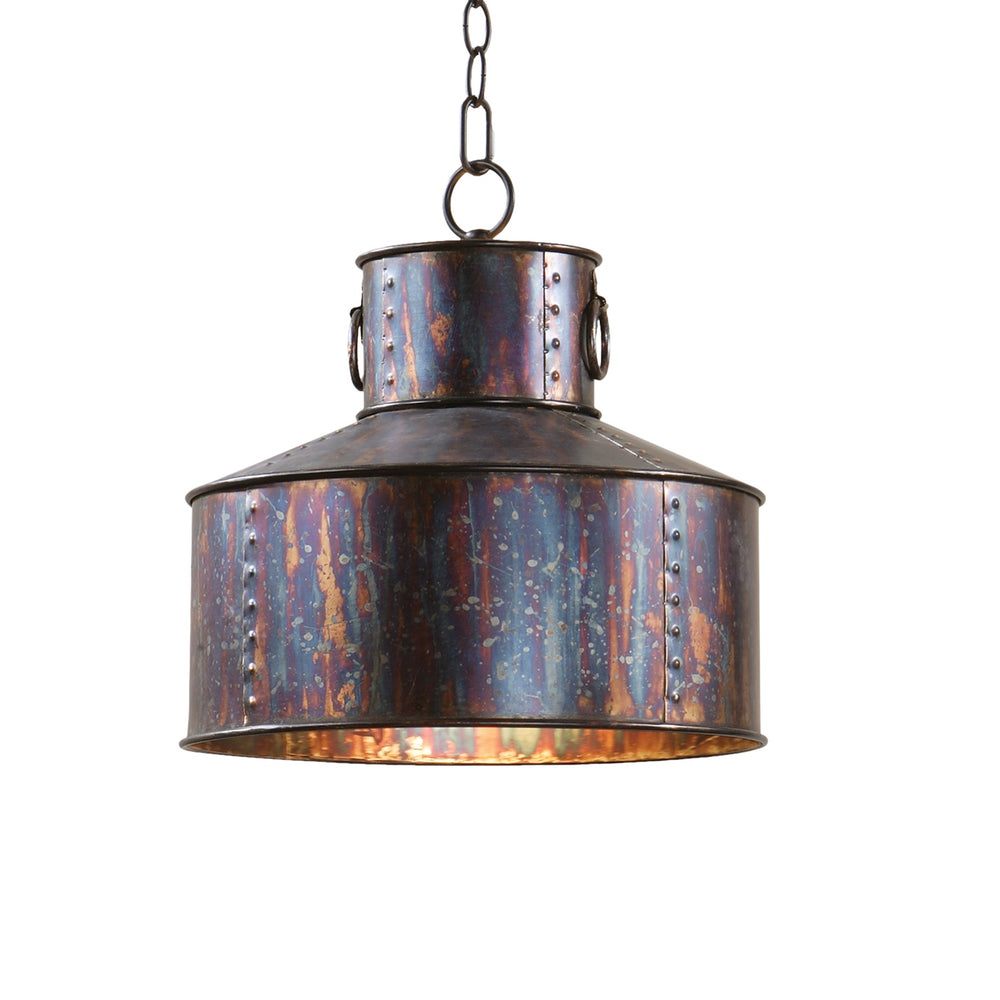 Giaveno 1-Light Drum Pendant Oxidized Bronze