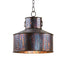 Giaveno 1-Light Drum Pendant Oxidized Bronze
