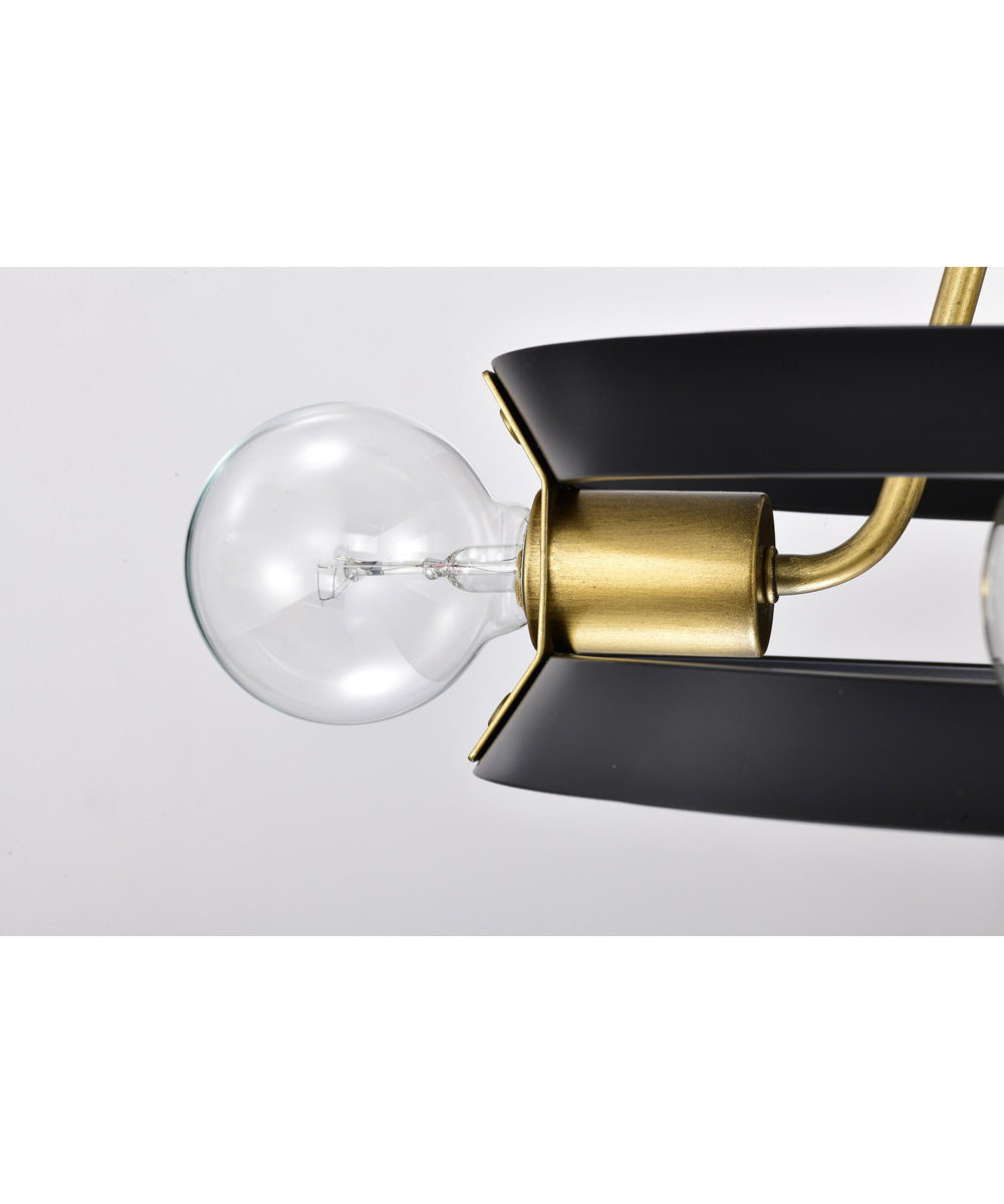 Marsden 4-Light Chandelier Matte Black