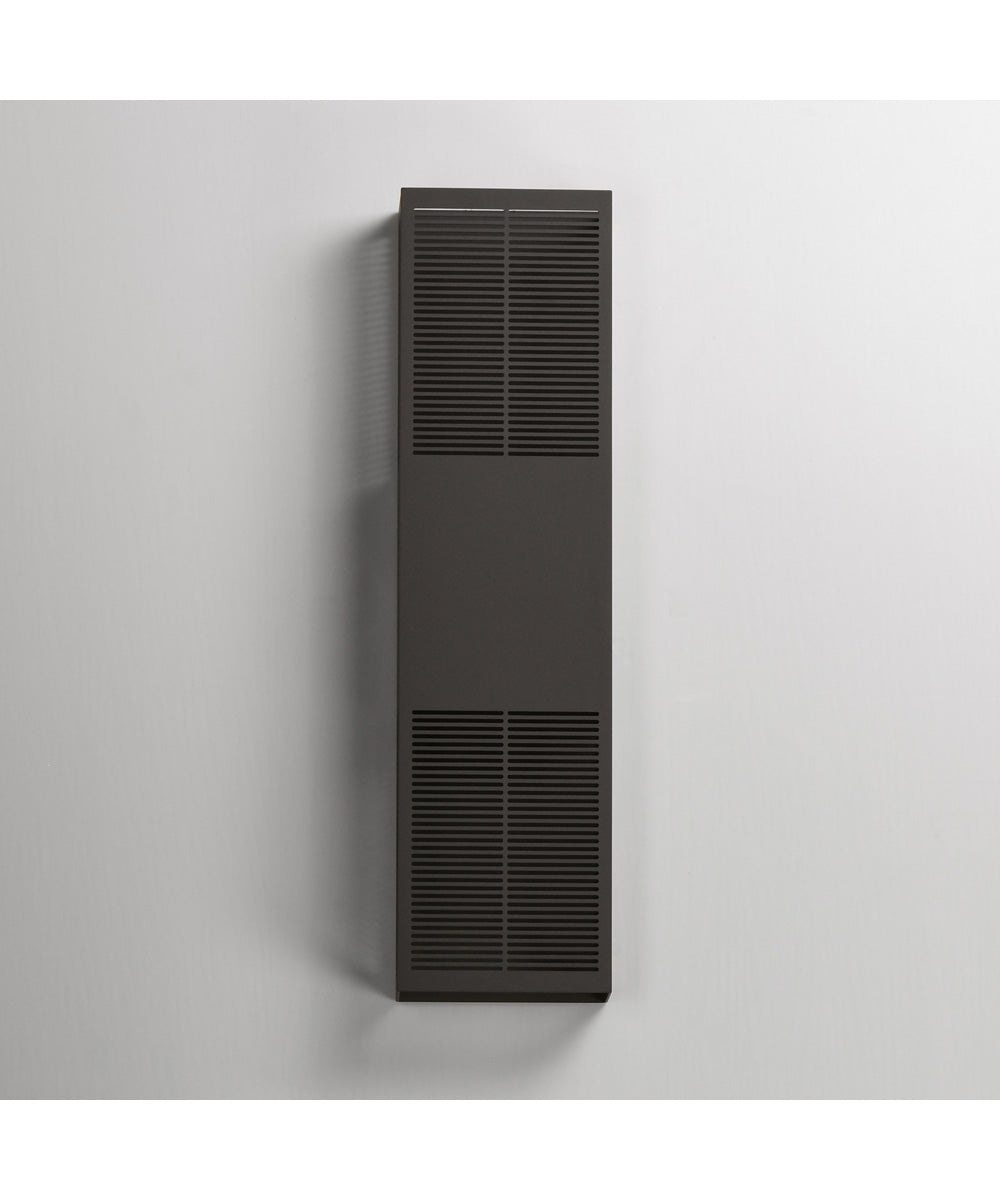 Grate 24 inch LED Outdoor Wall Sconce Architectural Bronze