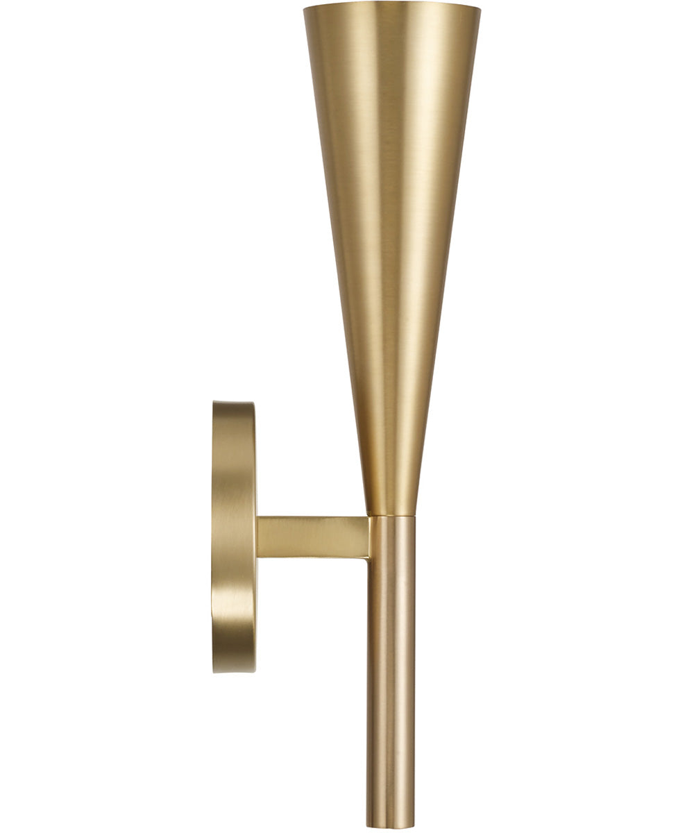 Levi 1-Light Sconce Matte Brass