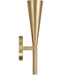 Levi 1-Light Sconce Matte Brass