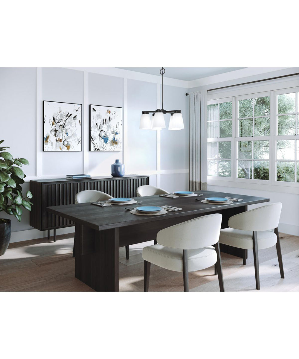 Tanner 5-Light Chandelier Matte Black