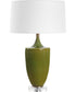 Adela Moss Green Table Lamp