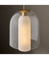 Liz 1-Light Pendant Aged Brass