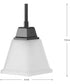 Clifton Heights 1-Light Mini-Pendant Matte Black