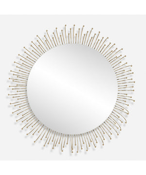 Aga Round Gold Mirror