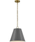 Blake 1-Light Medium Pendant in French Gray