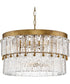 Chevall 6-Light Modern Organic Chandelier Gold Ombre