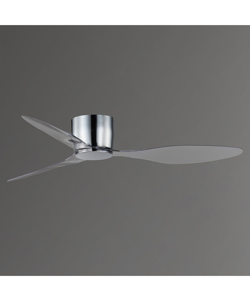 Aeris 52 inch 3-Blade Hugger Fan Polished Chrome