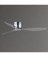 Aeris 52 inch 3-Blade Hugger Fan Polished Chrome