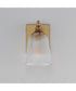 Julip 1-Light Bath Vanity Natural Aged Brass