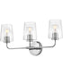 Kline 3-Light Medium Three Light Vanity in Chrome