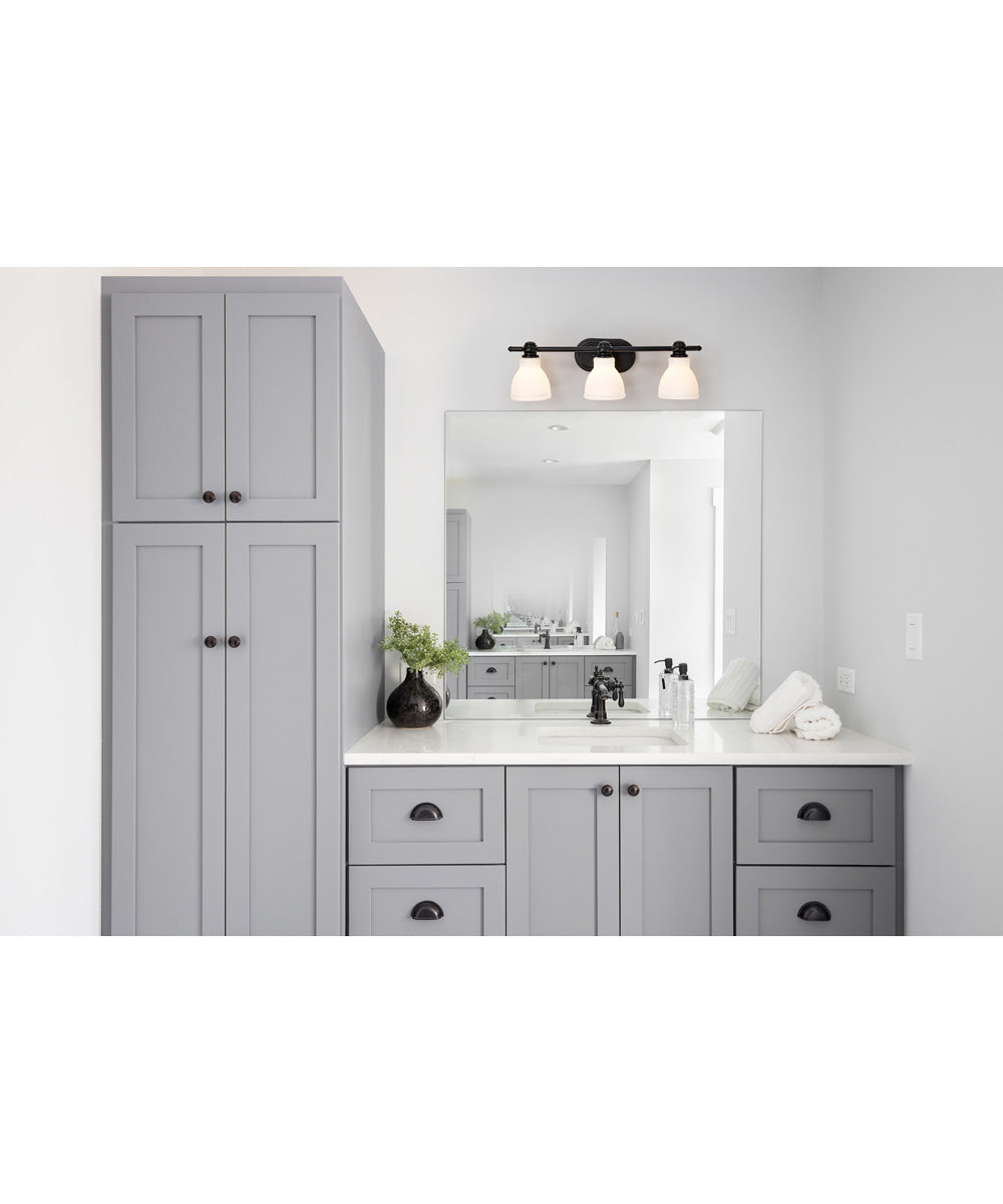 Russel 3-Light Vanity & Wall Matte Black