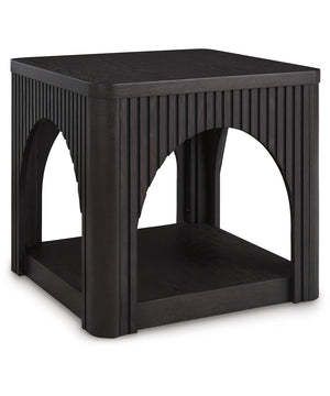 Yellink Square End Table Black