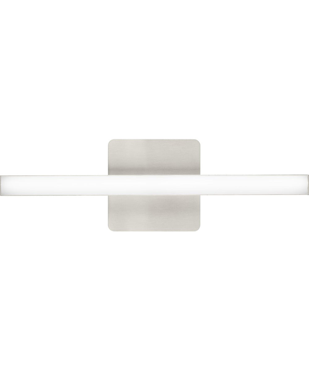 Phase 4 16 in. Small Modern Integrated 3CCT Integrated LED Linear Vanity Light Brushed Nickel