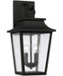 Chandler 2-Light Outdoor Wall-Lantern Black