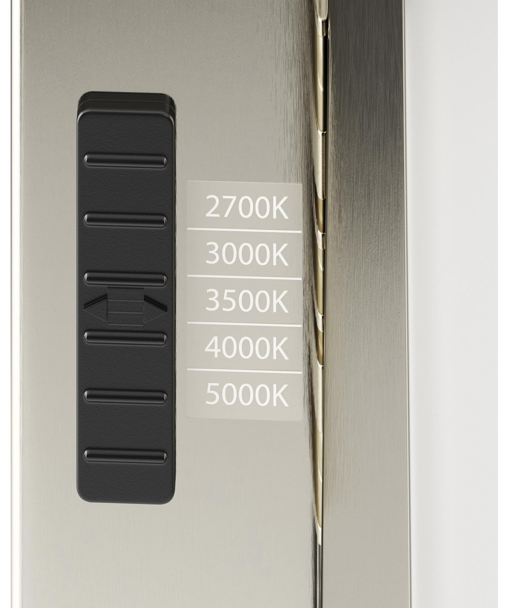 Phase 6.1 24 in. 5CCT Integrated LED Linear Vanity Light Brushed Nickel