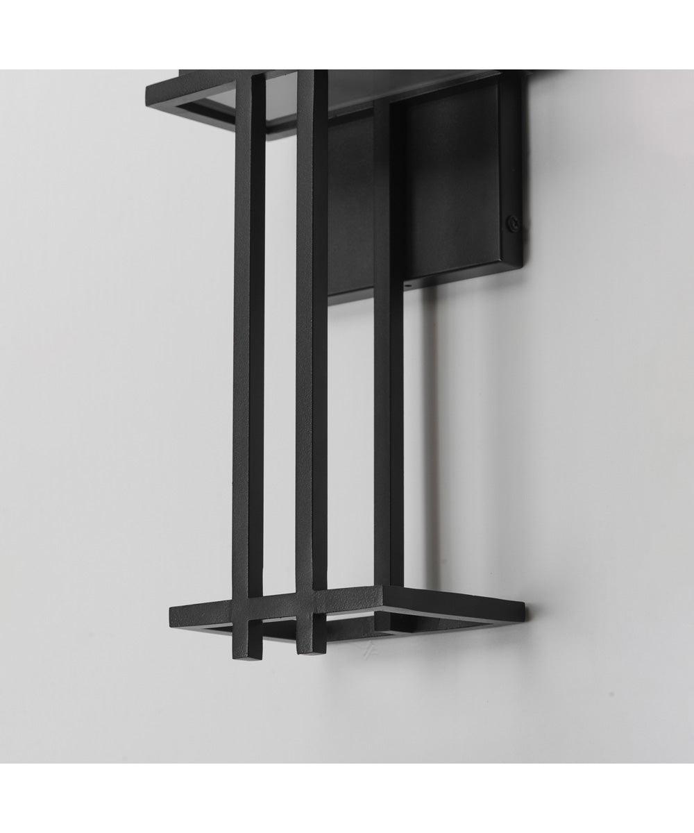 Prairie 17 inch LED Outdoor Wall Sconce Black