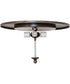 18" Wide Ovum Aquinum Flush Mount