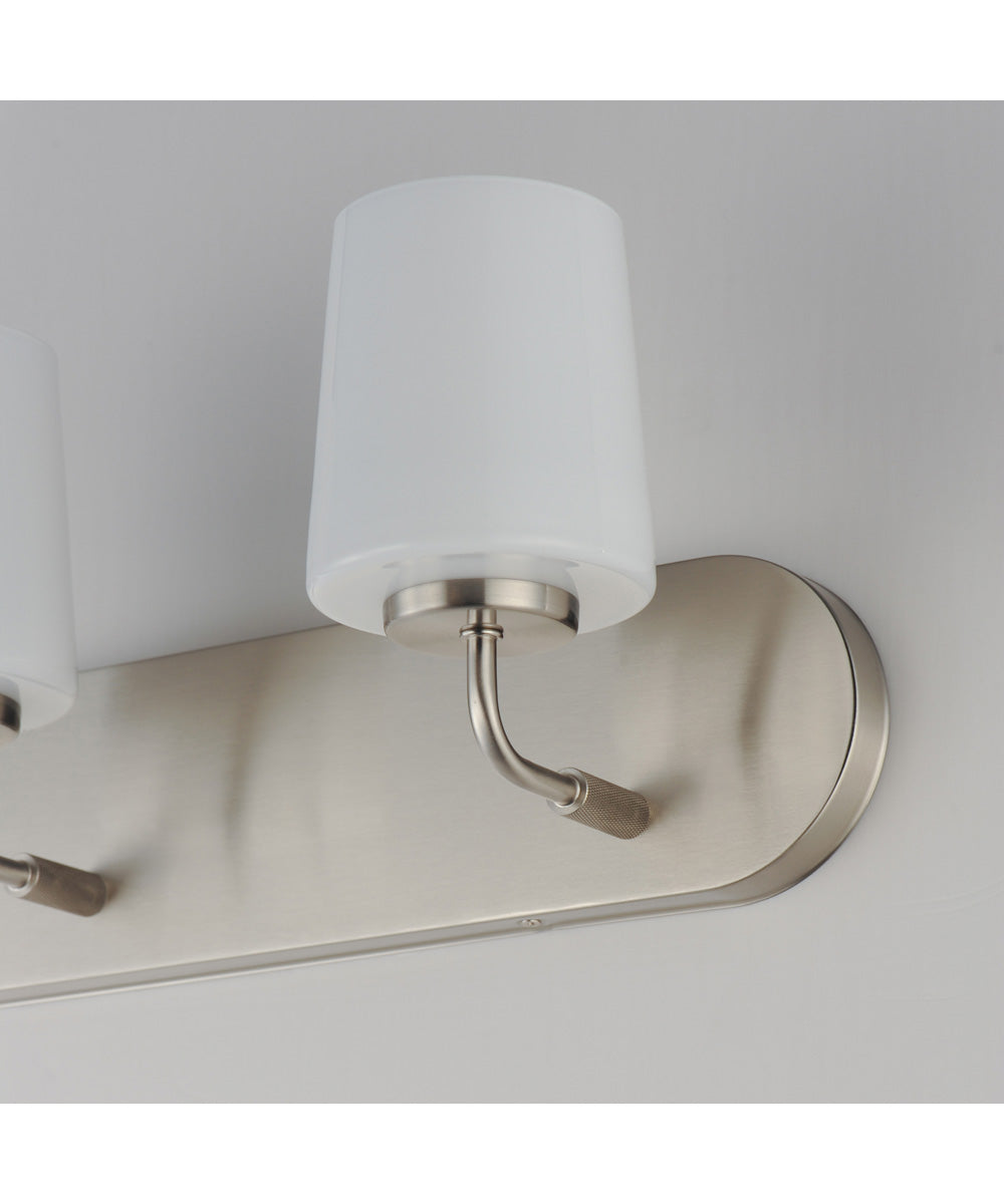 Durham 3-Light Strip Bath Vanity Satin Nickel