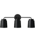 Pratt 3-Light Vanity Matte Black