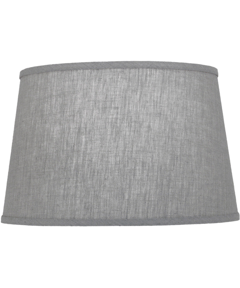 15x17x13 Ash Geneva Linen Tapered Drum Hardback Lampshade