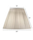 10x20x15 Off White Side Pleat Camelot Empire Softback Lampshade