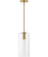 Lane 1-Light Extra Small Single Light Pendant in Lacquered Brass