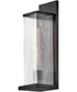 Torrent 1-Light Medium Wall Mount Lantern in Black