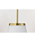 Royale 1-Light Pendant Burnished Brass