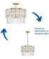 Chevall 3-Light Organic Pendant Gilded Silver