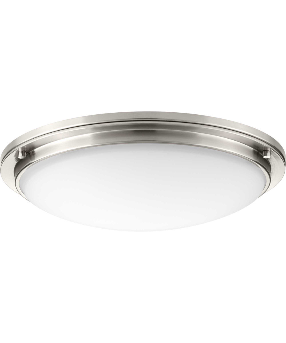 Apogee 21" LED Flush Mount Brushed Nickel