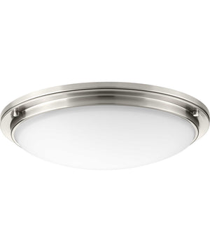 Apogee 21" LED Flush Mount Brushed Nickel