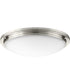 Apogee 21" LED Flush Mount Brushed Nickel