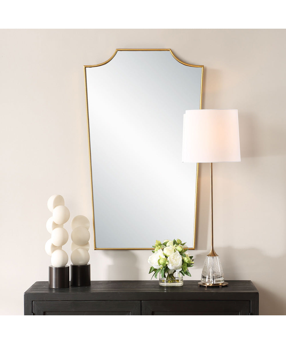 Demure Antique Gold Mirror