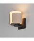 Draughtsman Wall Sconce Natural Wood/Charcoal