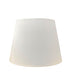 12x17.5x12.75 White Homespun Hardback Tapered Empire Lampshade