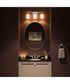 Reines 3-Light Bath Vanity with Opal Glass Shades Brushed Nickel