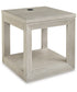 Marxhart Square End Table Bisque