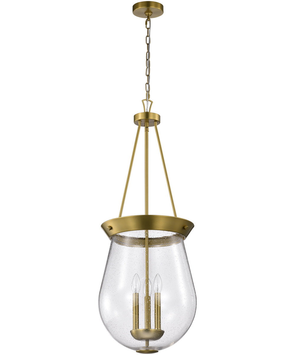 Boliver 3-Light Pendant Vintage Brass