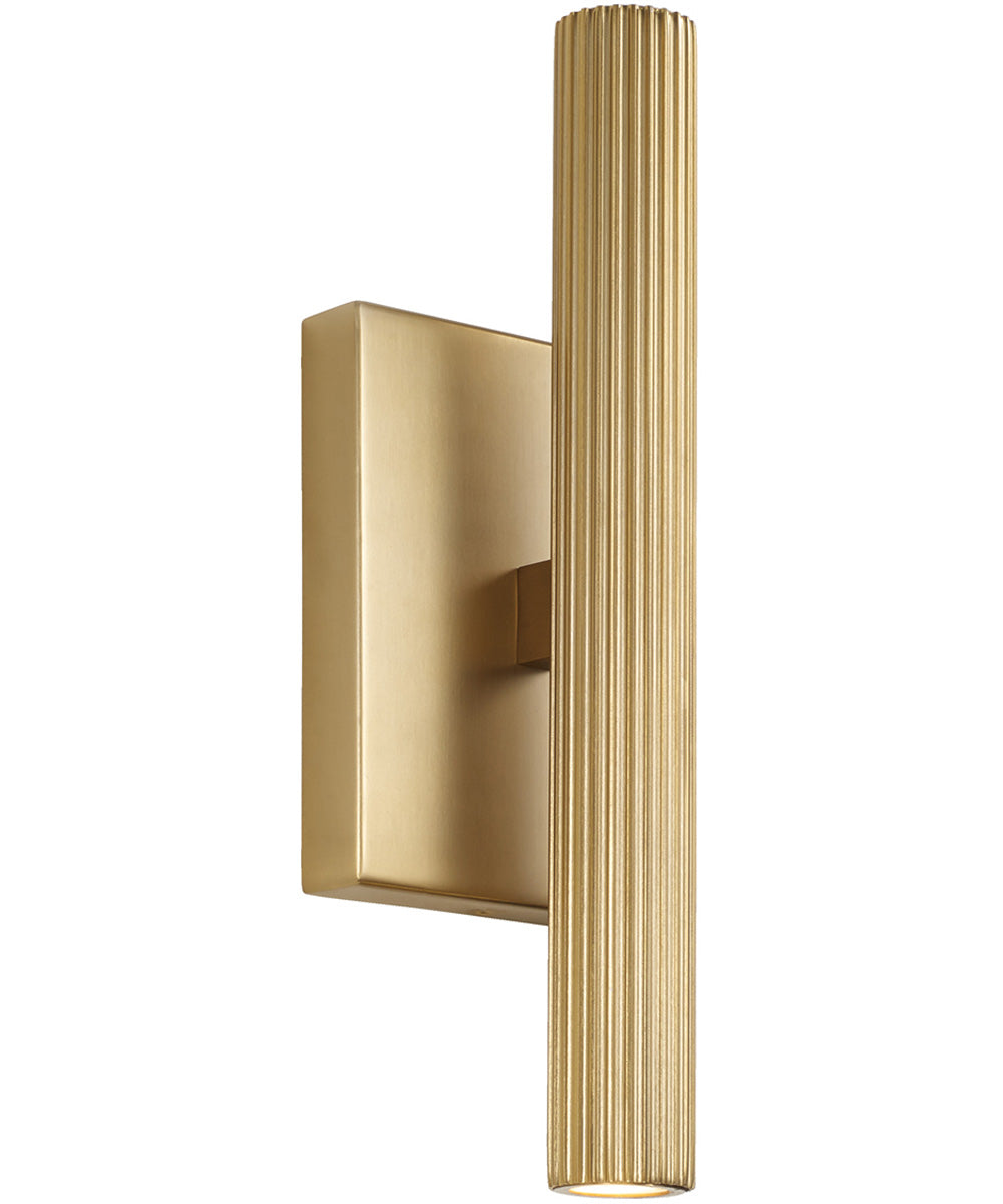 Ian 2-Light Sconce Aged Brass
