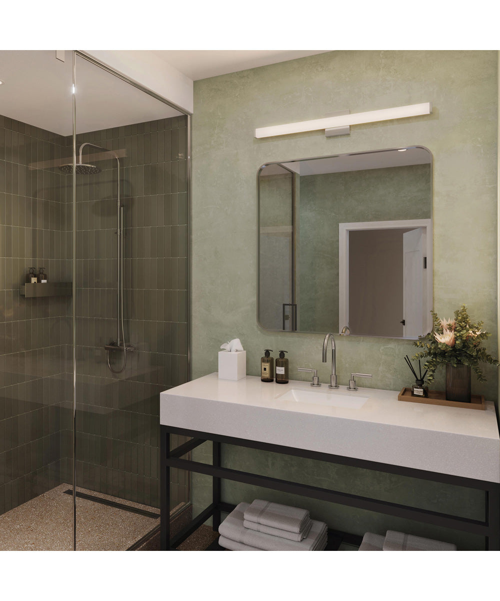 Phase 6.1 36 in. 5CCT Integrated LED Linear Vanity Light Polished Chrome