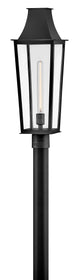Georgetown Coastal Elements  1-Light Large Post Top Lantern in Black
