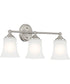 Bronson 3 Light Vanity Brushed Nickel