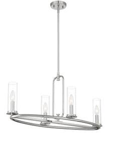 Hudson Heights 4 Light Island Polished Nickel