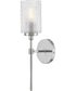 Mabel 1-Light Medium Single Light Sconce in Chrome