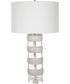 Band Together Crystal & Wood Table Lamp