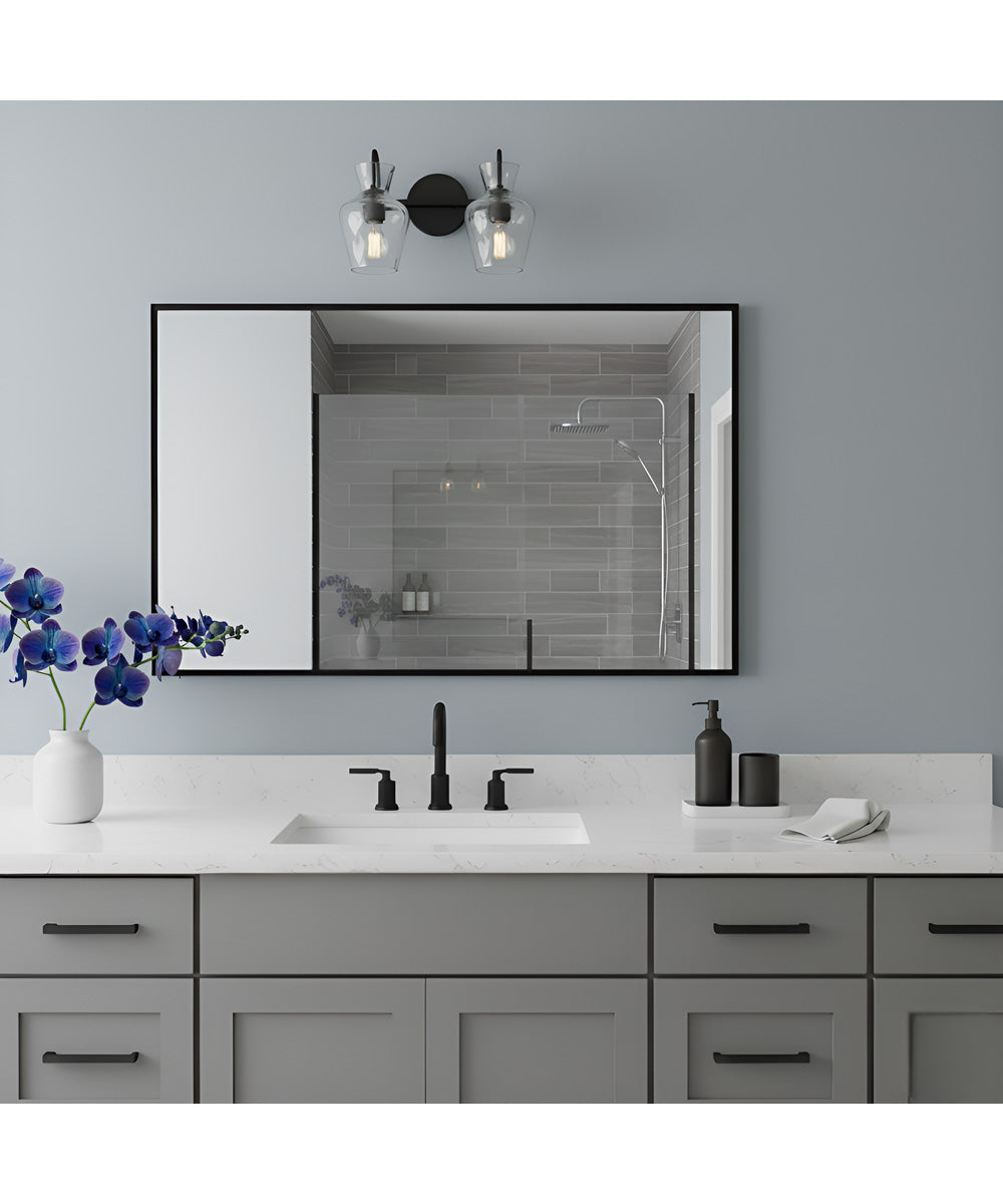 Hollis 2-light Bath Light Matte Black