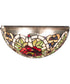 16" Wide Renaissance Rose Wall Sconce